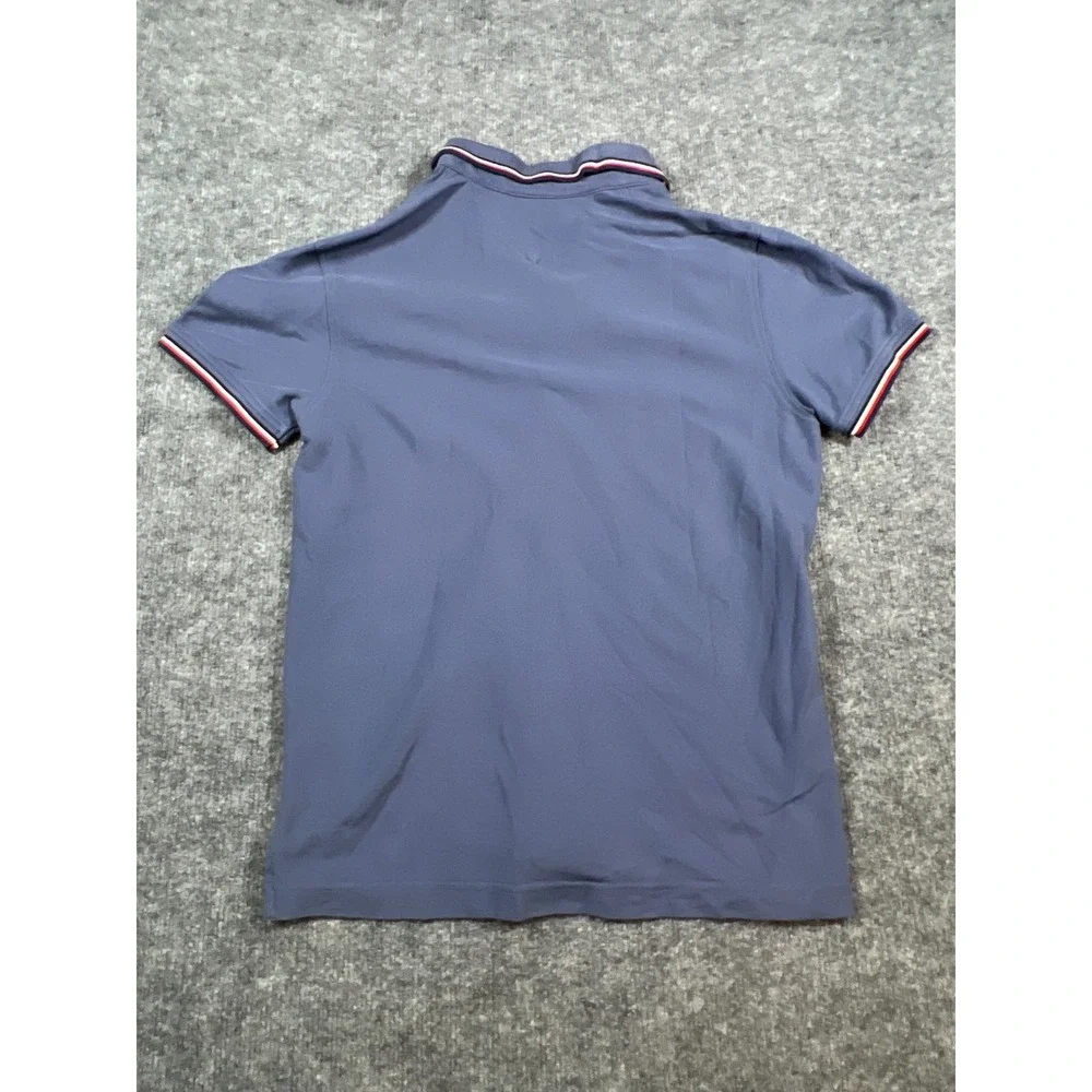 Tommy Hilfiger Polo Shirt Mens Small Blue Regular Fit Wicking Everyday Essential